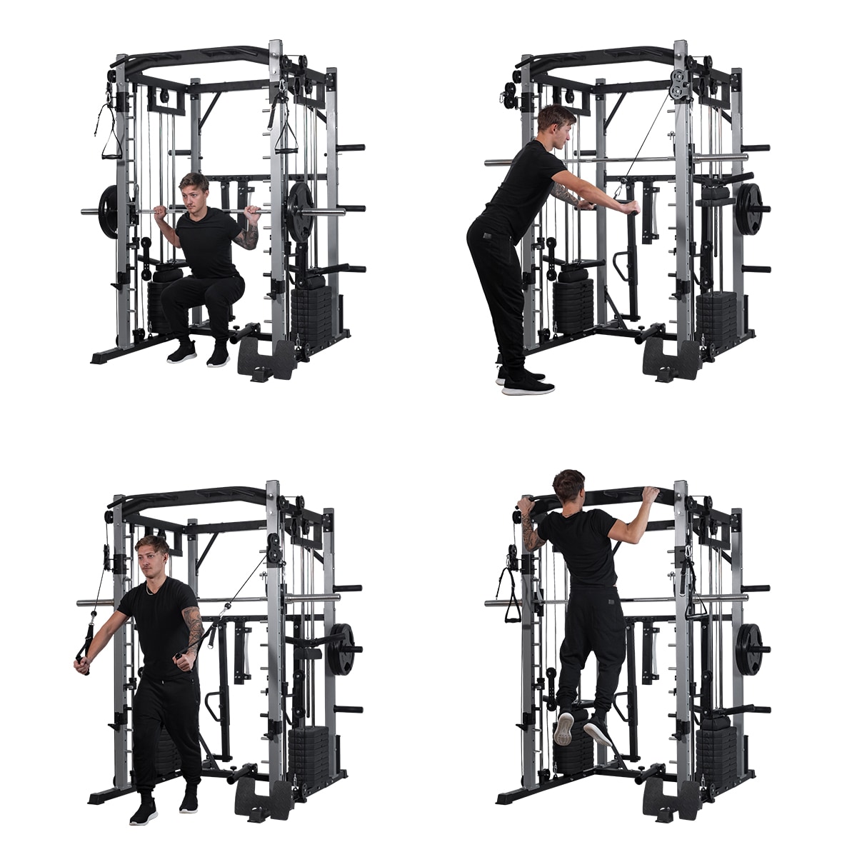 Smith Cage Multipress - 2 x 50 kg vikter