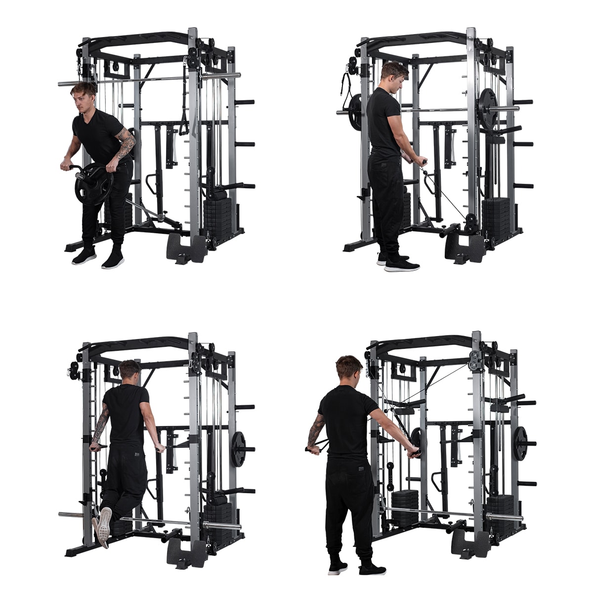 Smith Cage Multipress - 2 x 50 kg vikter