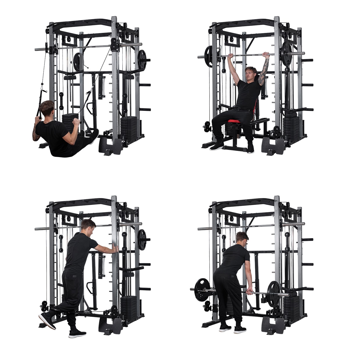 Smith Cage Multipress - 2 x 50 kg vikter