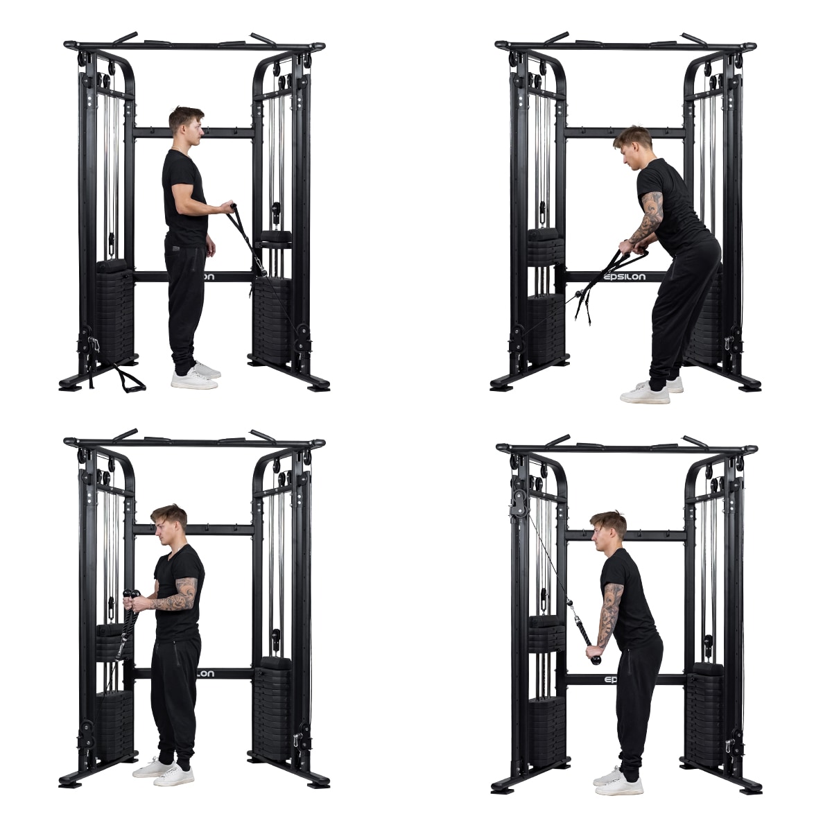 Hemmagym Cable Cross - 2 x 75 kg vikter