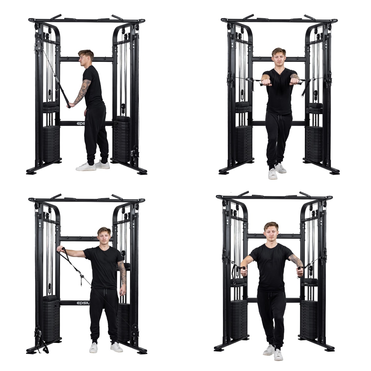 Hemmagym Cable Cross - 2 x 75 kg vikter