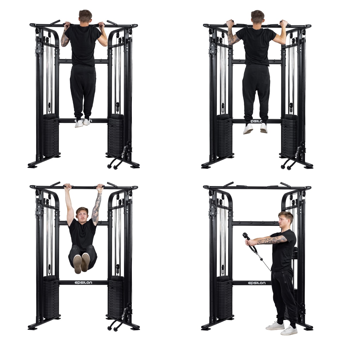 Hemmagym Cable Cross - 2 x 75 kg vikter