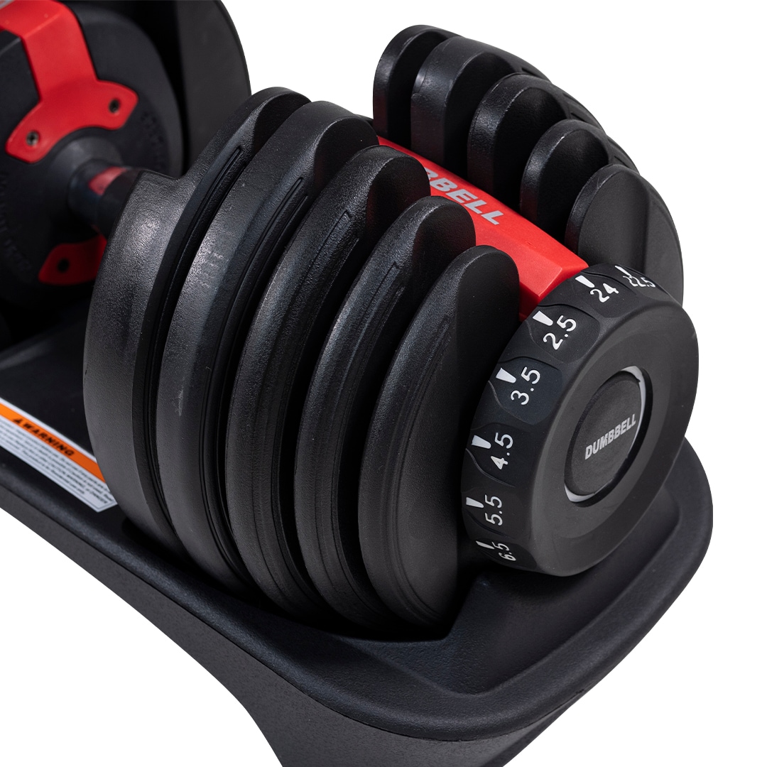 Hantelset 2 st Justerbar 2,5 - 24 kg